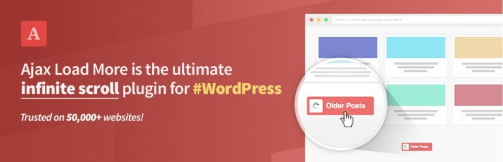 Il plugin WordPress Ajax Load More.
