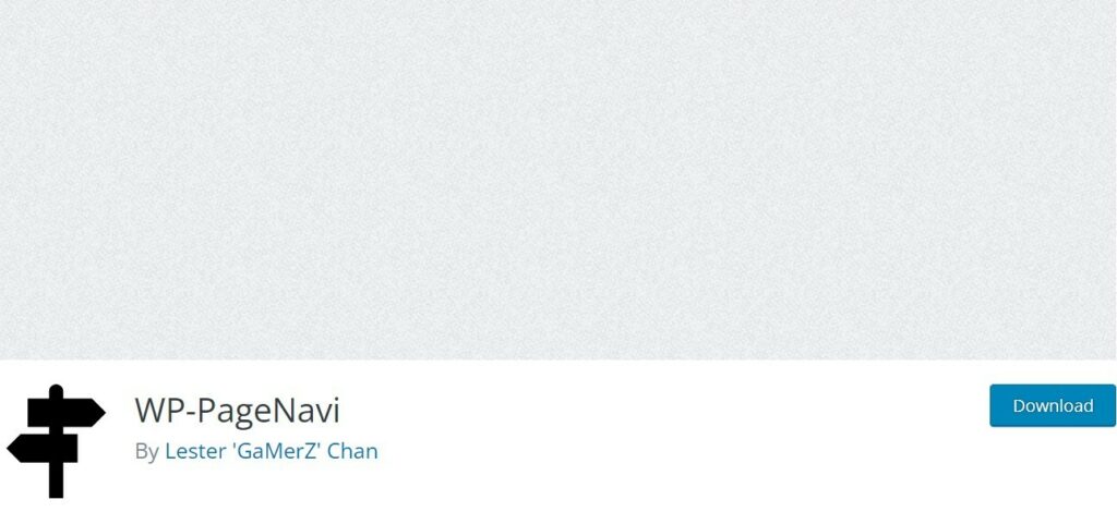 Plugin WordPress WP-PageNavi.