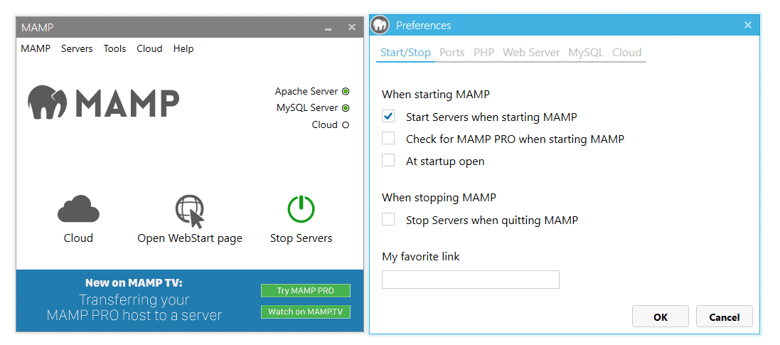 mamp update mysql