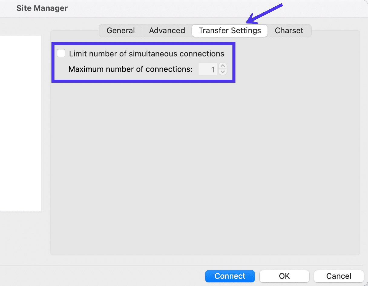 It's also an option to limit the number of simultaneous connections in FileZilla.