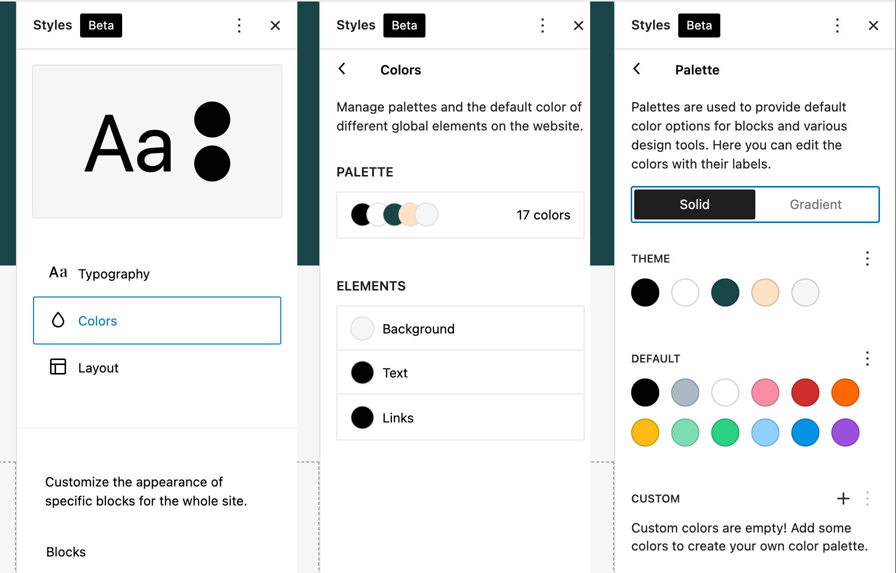 TT2 color settings