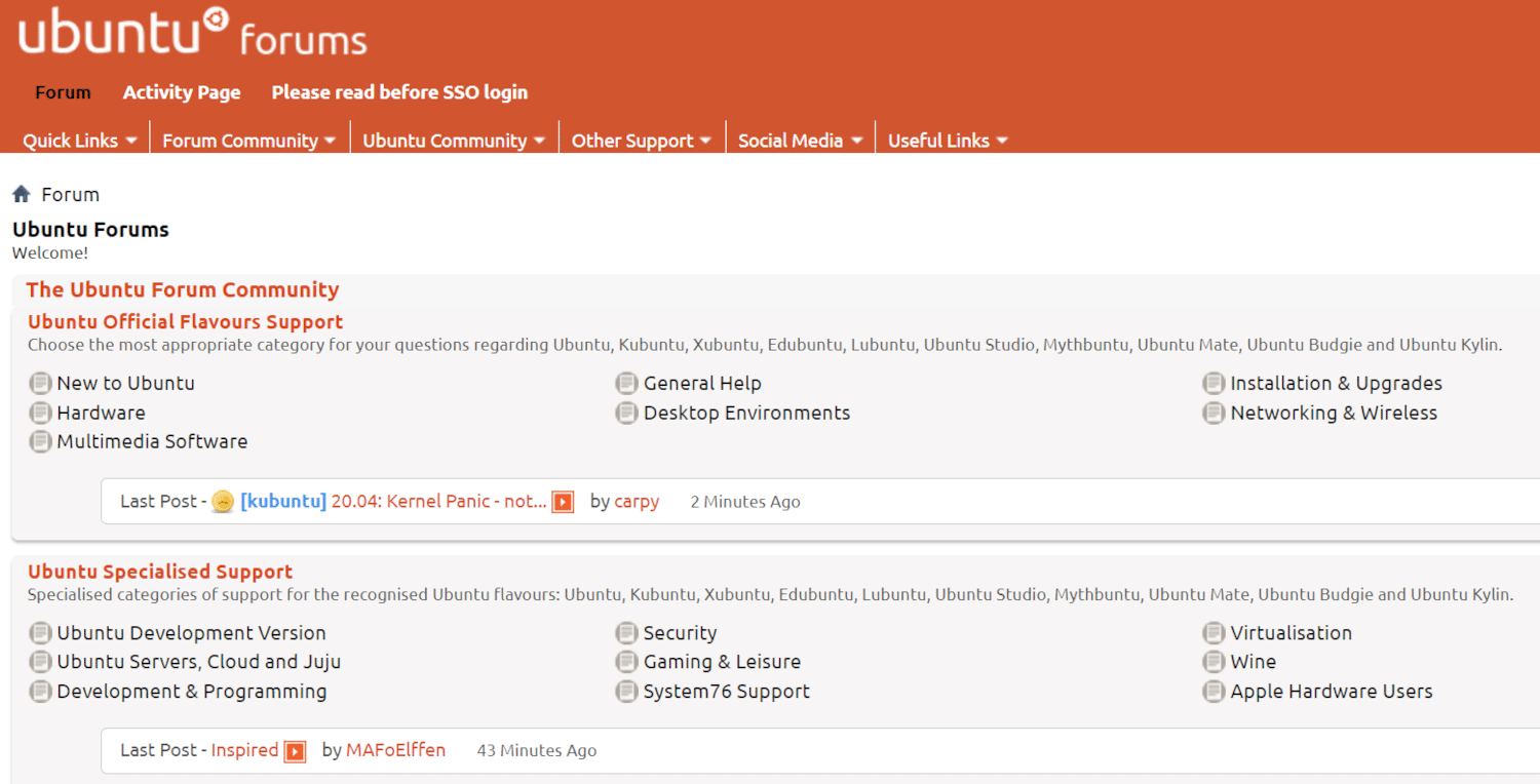 I Forum di Ubuntu