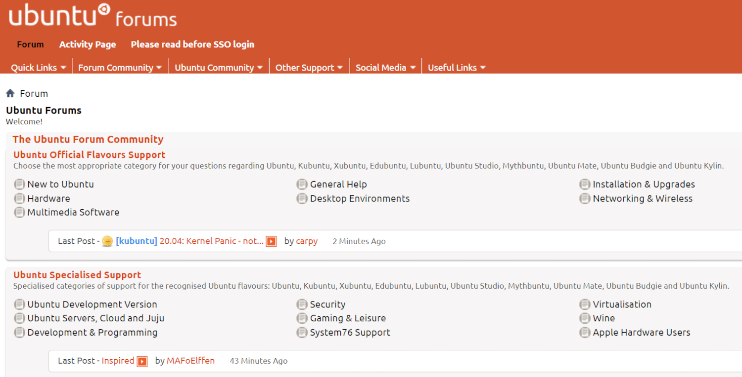 Ubuntu Forums