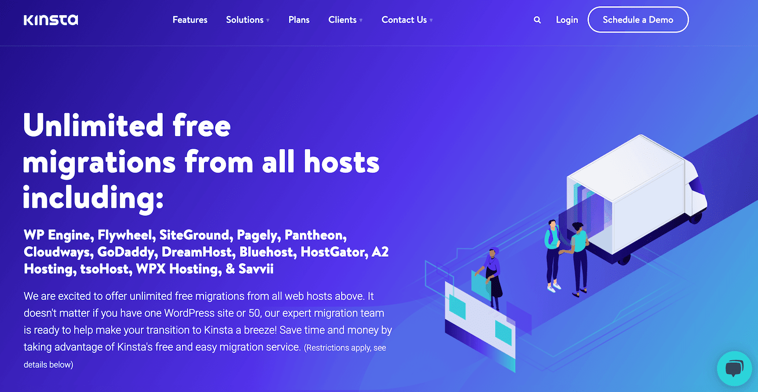Free migrations to Kinsta