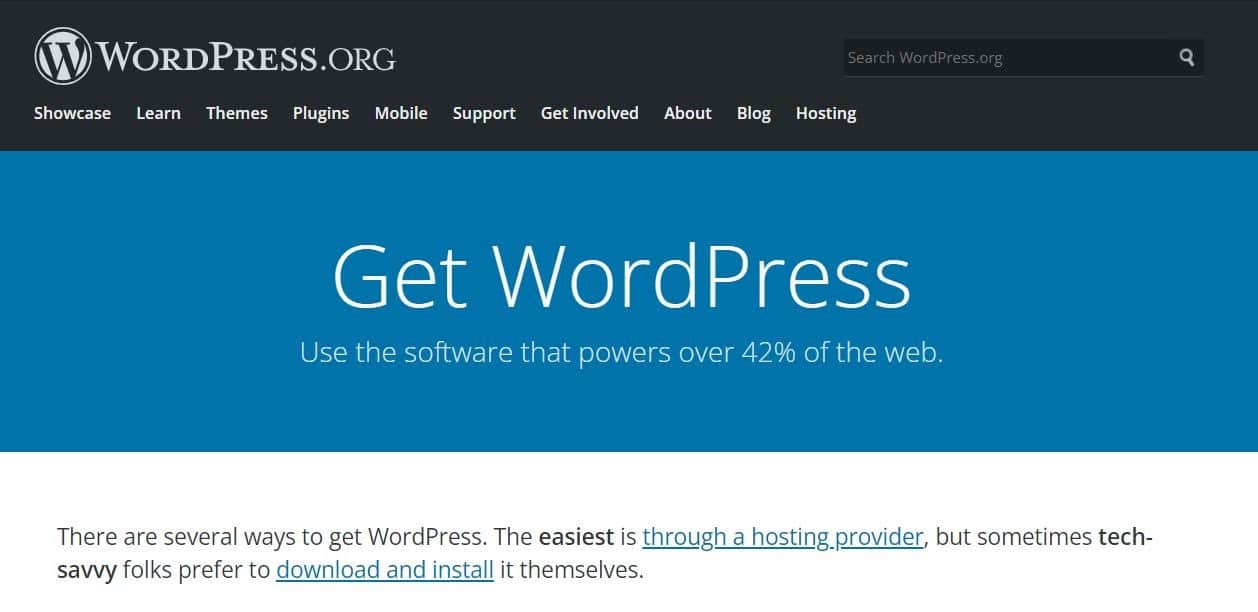 wordpress version