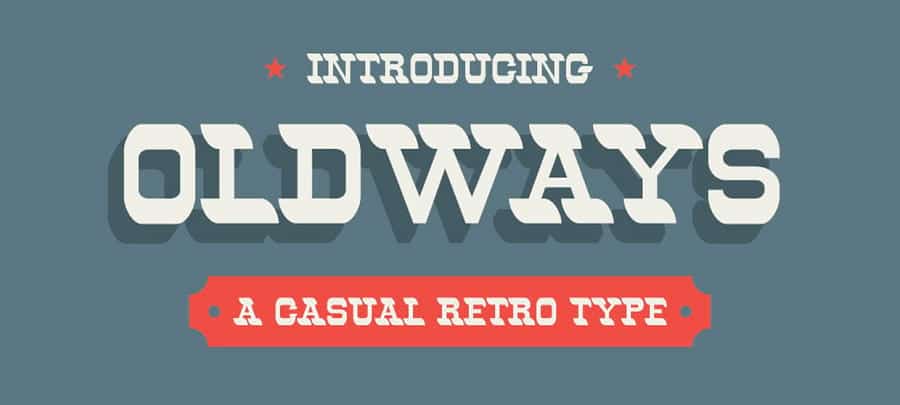 Oldways font.