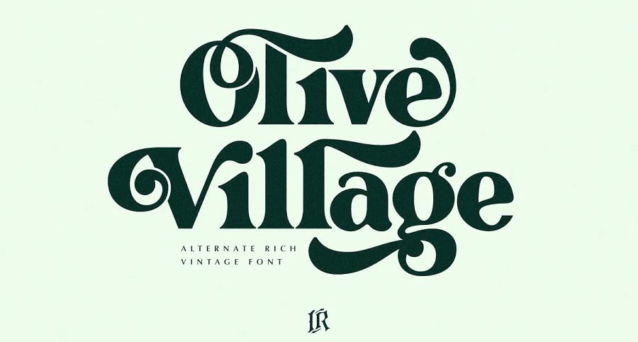 vintage sign fonts