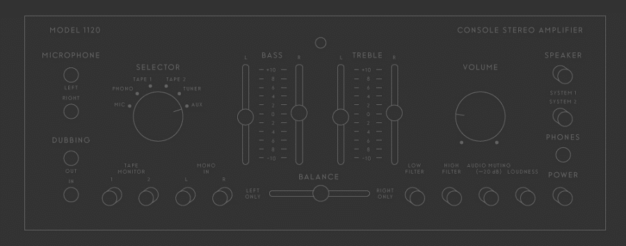 Stereo Schrift