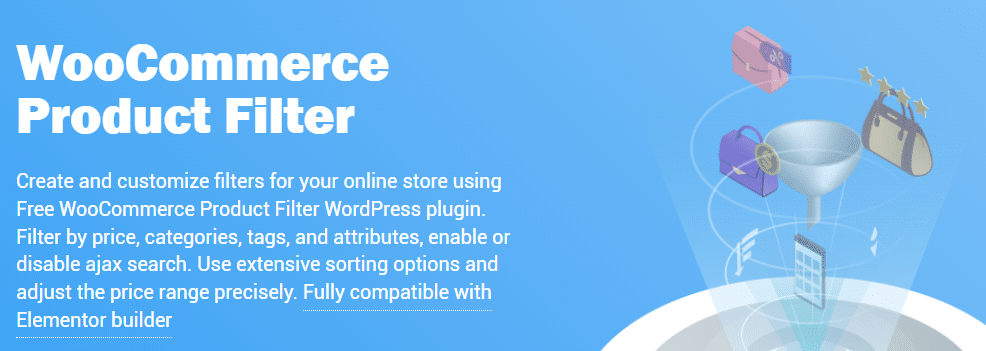 Homepage del plugin WooCommerce Product Filter