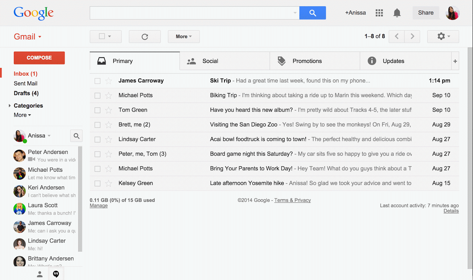 Gmail Posteingang