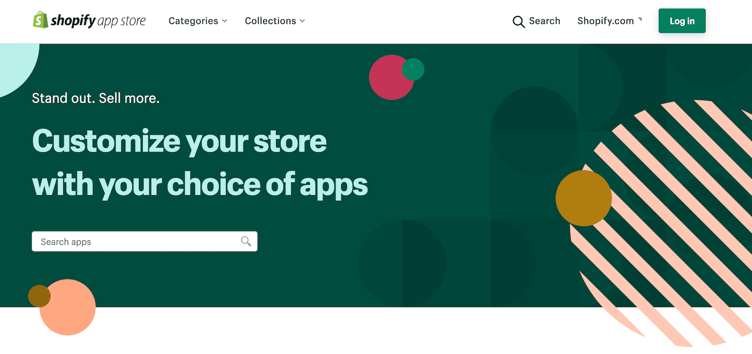 Shopifyのアプリストア