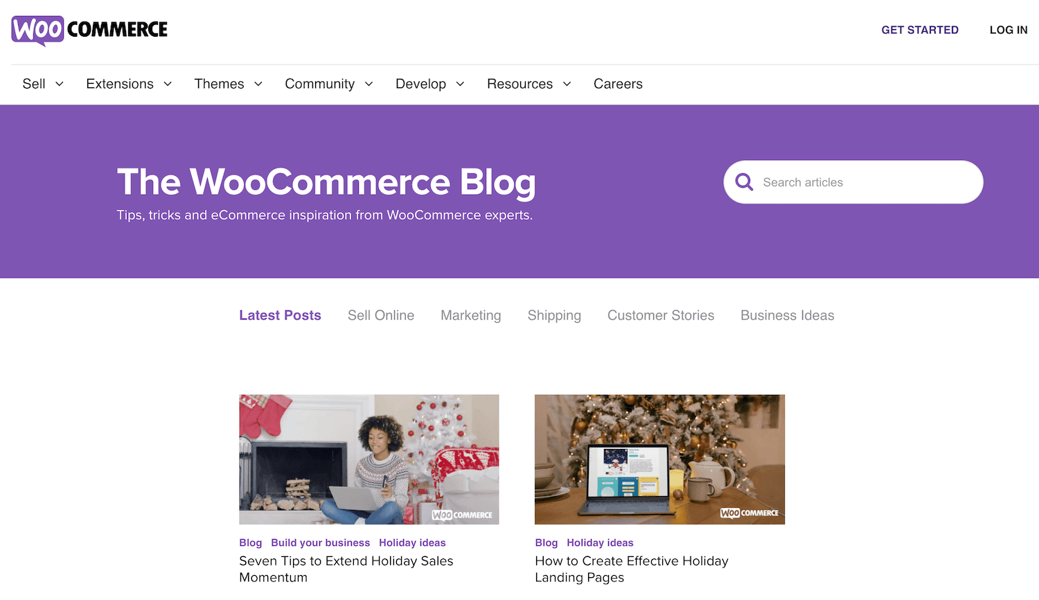 El blog oficial de WooCommerce.