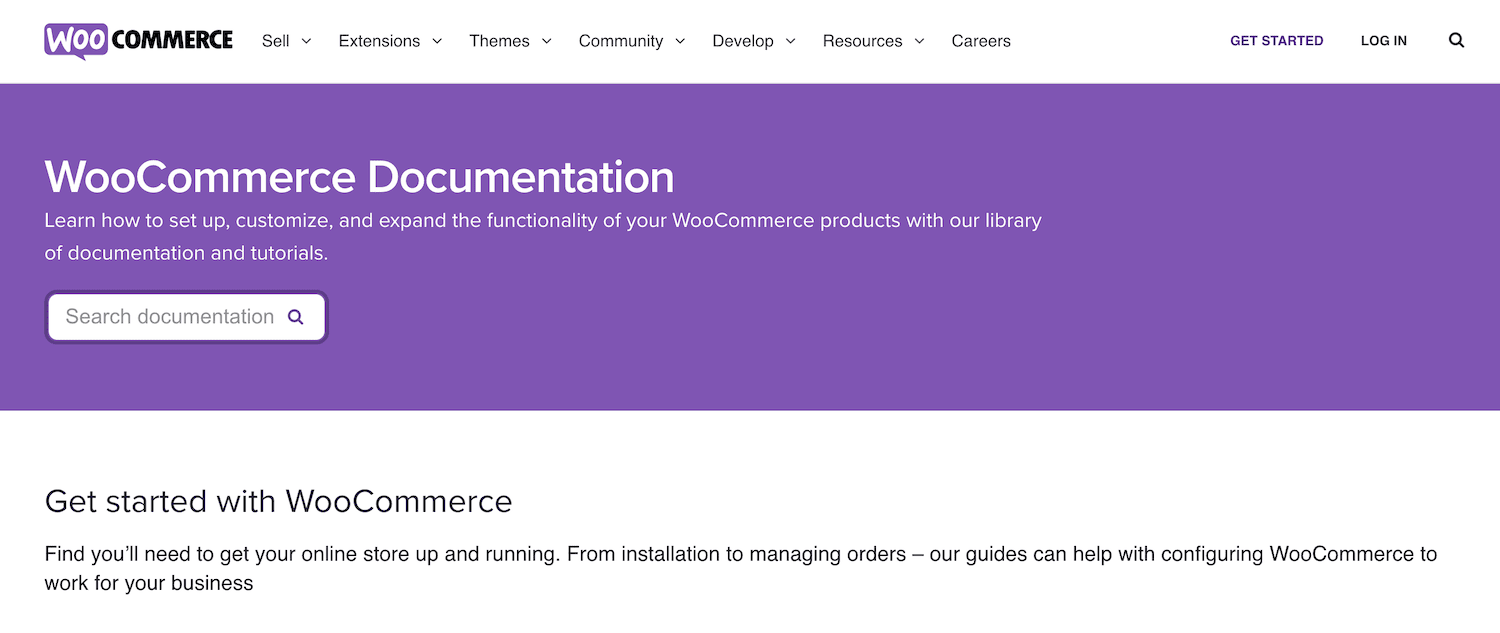 The official WooCommerce documentation.