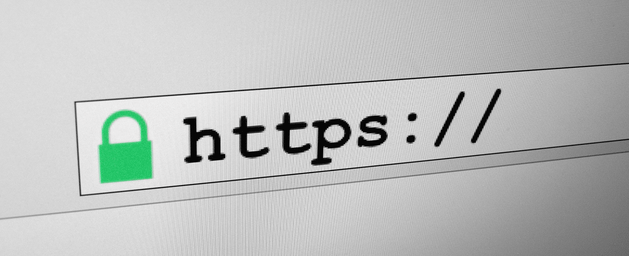 HTTPS em uma barra de endereço