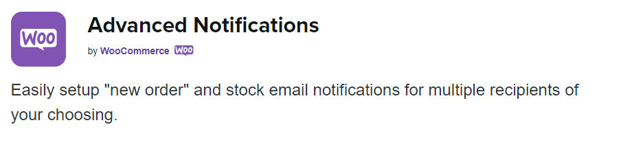 Advanced Notifications