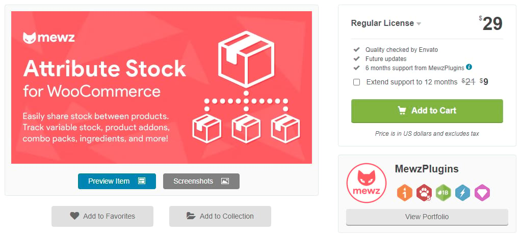 Plugin WooCommerce Attribute Stock