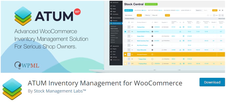 ATUM Inventory Management plugin
