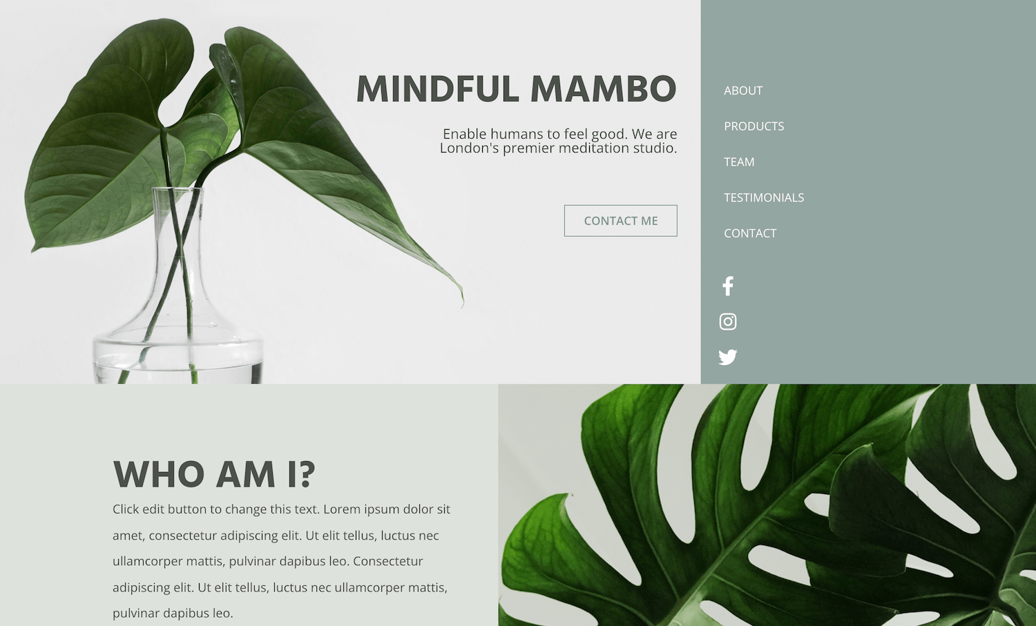 Mindful Mambo Vorlage