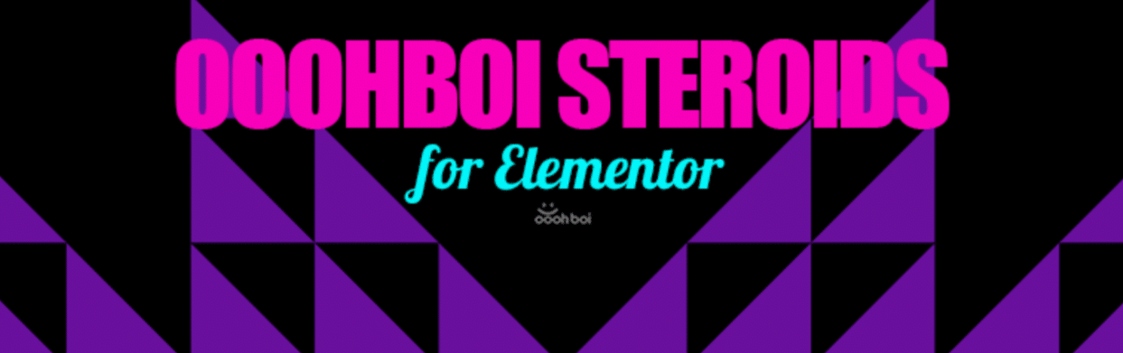 Banner di OoohBoi Steroids for Elementor