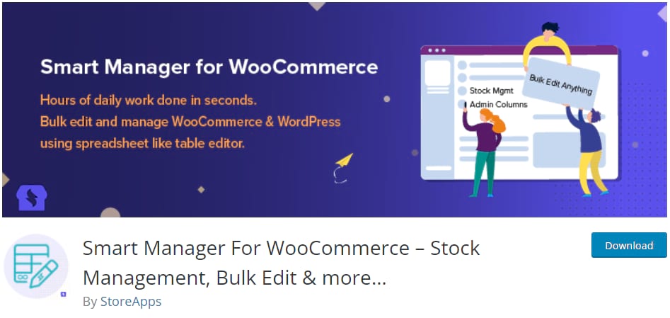Plugin Smart Manager for WooCommerce