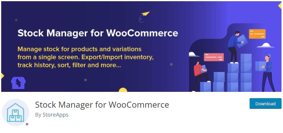 Plugin Stock Manager for WooCommerce