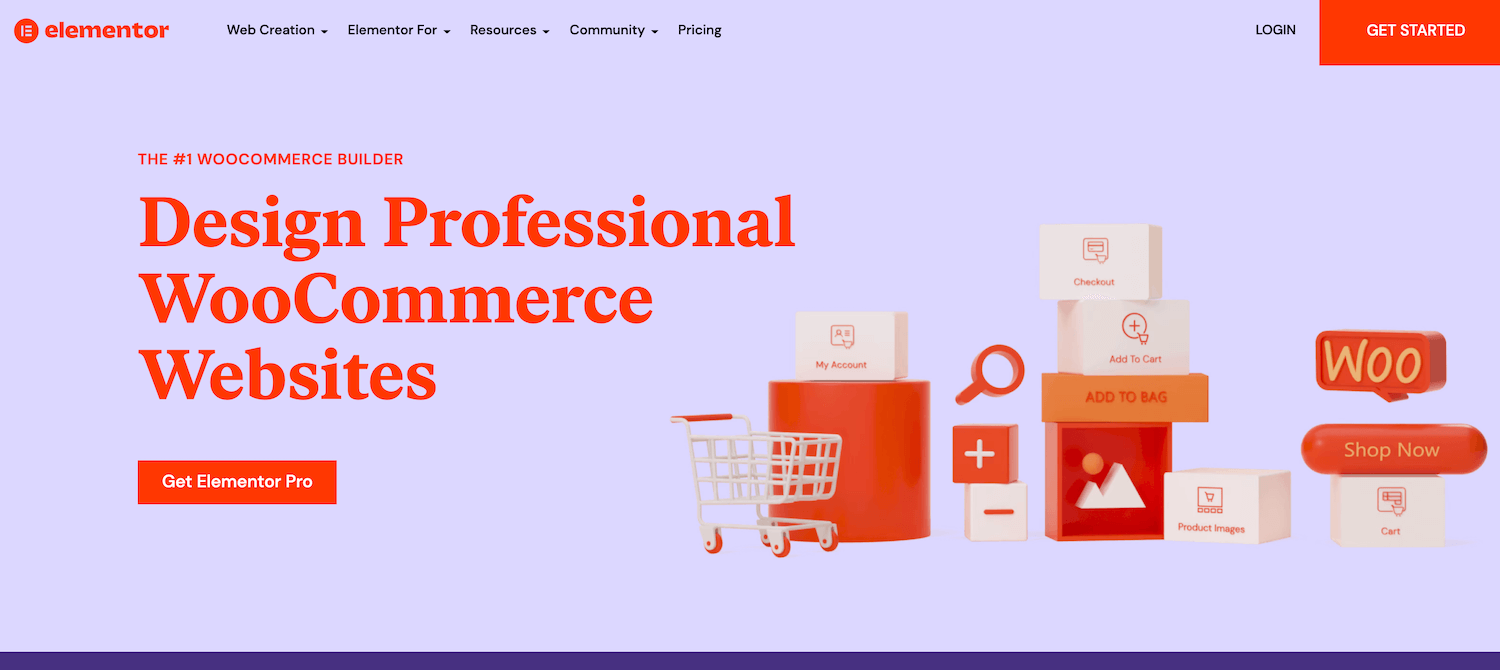 Constructeur WooCommerce Elementor