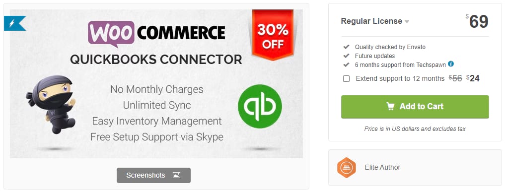 WooCommerce Quickbooks Connector