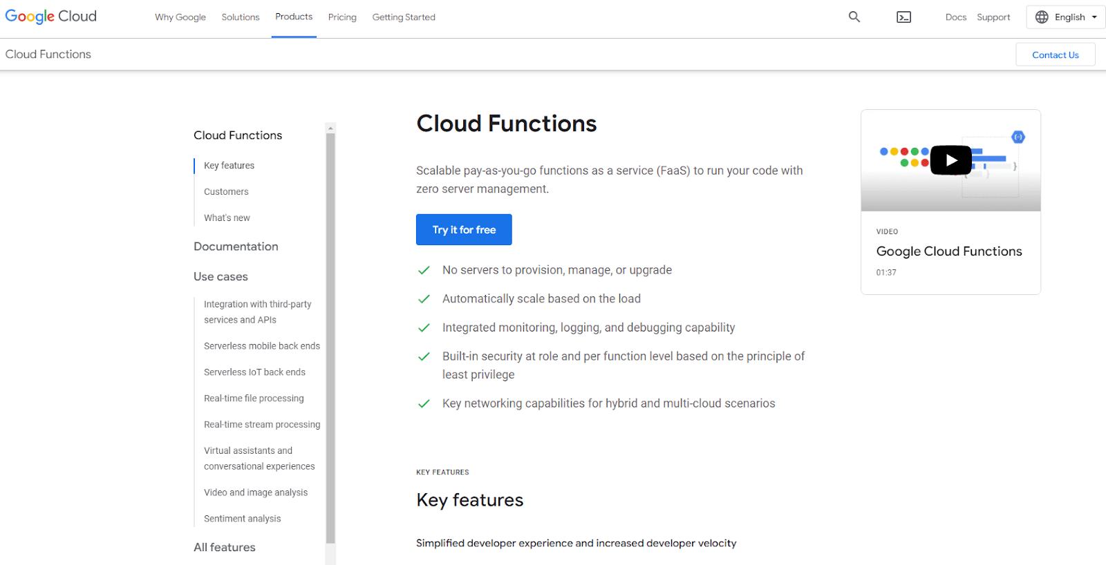 Google Cloud Funktionen