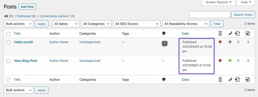 How to show last updated date on wordpress posts and pages