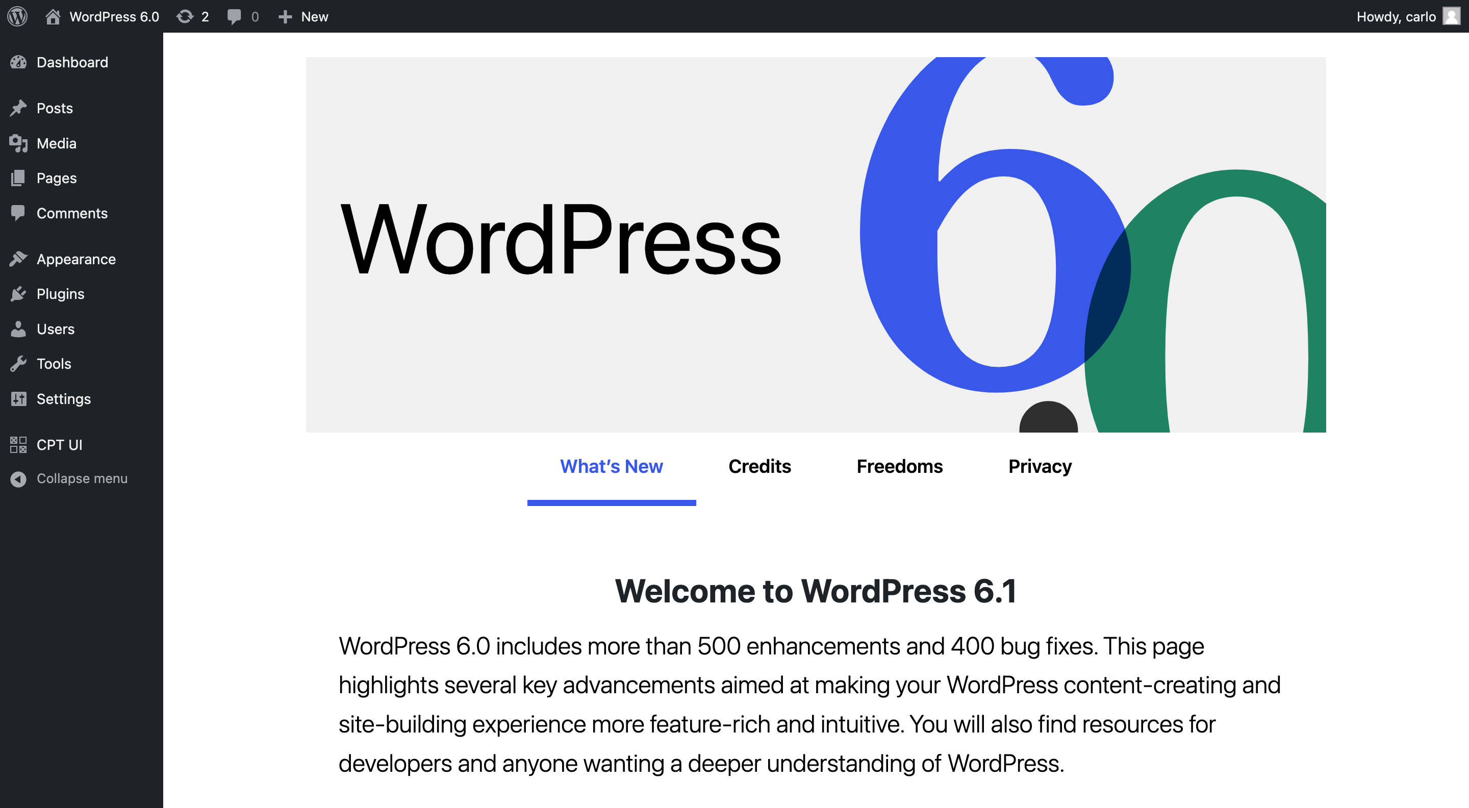 WordPress 6.0 Arturo est sorti