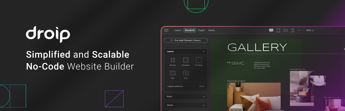 Droip WordPress page builder