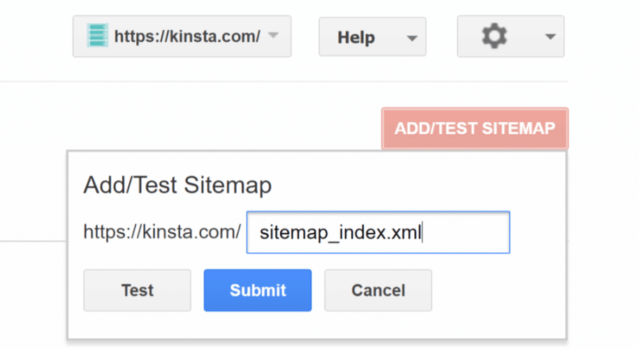 HTTPS sitemap file