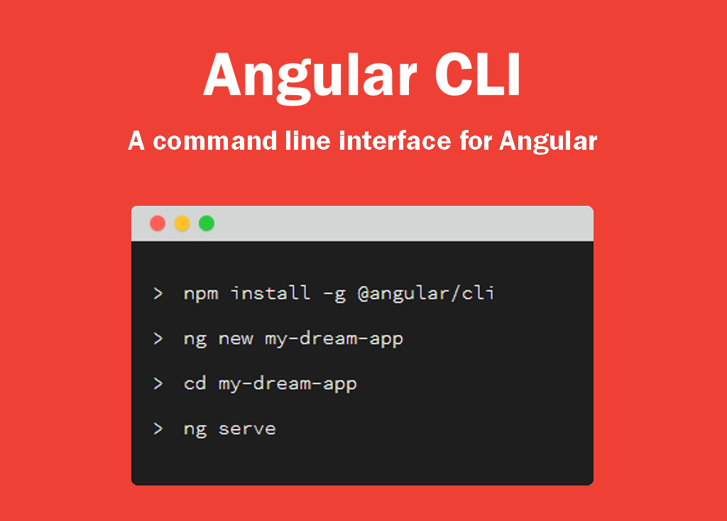 Commandes CLI Angular.