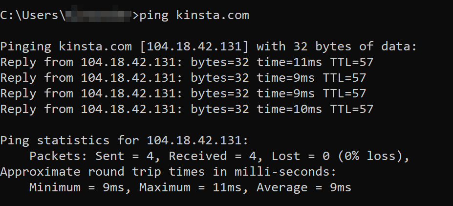 Open the command line tool in windows