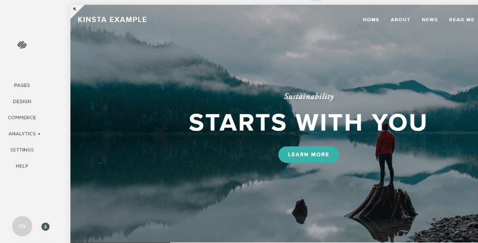 Squarespace website builder