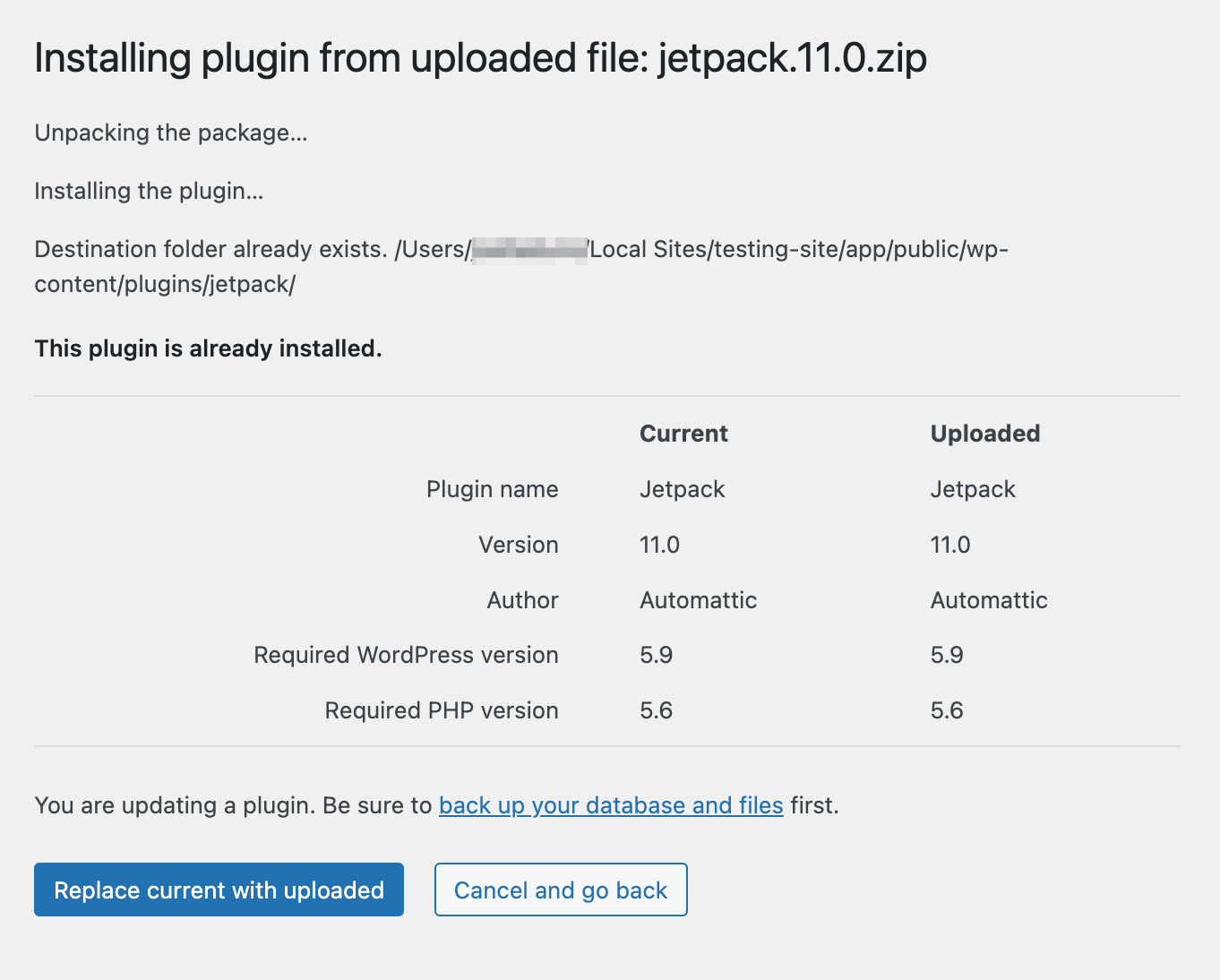 Este plugin já está instalado.