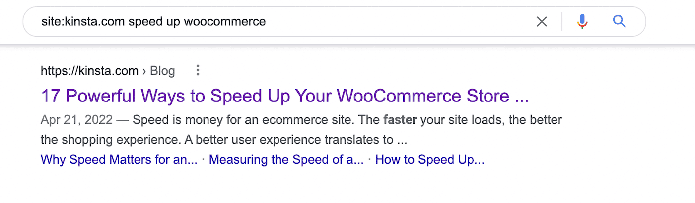 Lien vers l'article de Kinsta sur WooCommerce