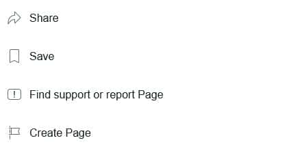 Clique em "Find support or report Page"