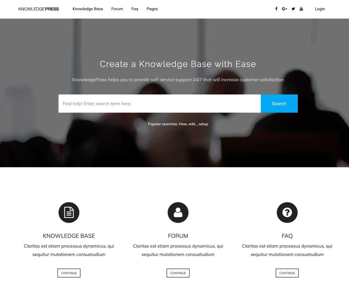 The Knowledgepress WordPress wiki theme