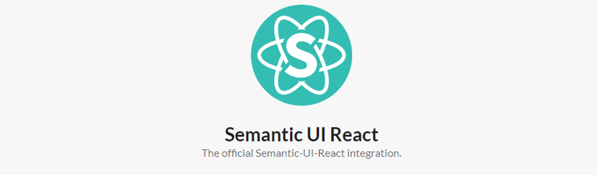 Pagina in cui si legge Semantic UI React sotto il logo dell’azienda
