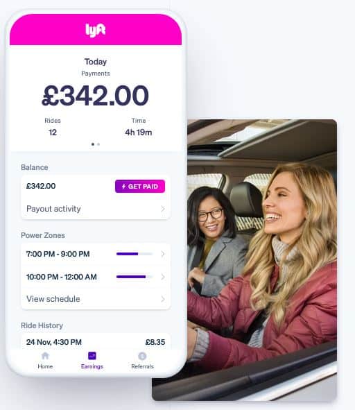I prodotti Stripe Connect e Payment hanno permesso a Lyft di pagare gli autisti più rapidamente. 