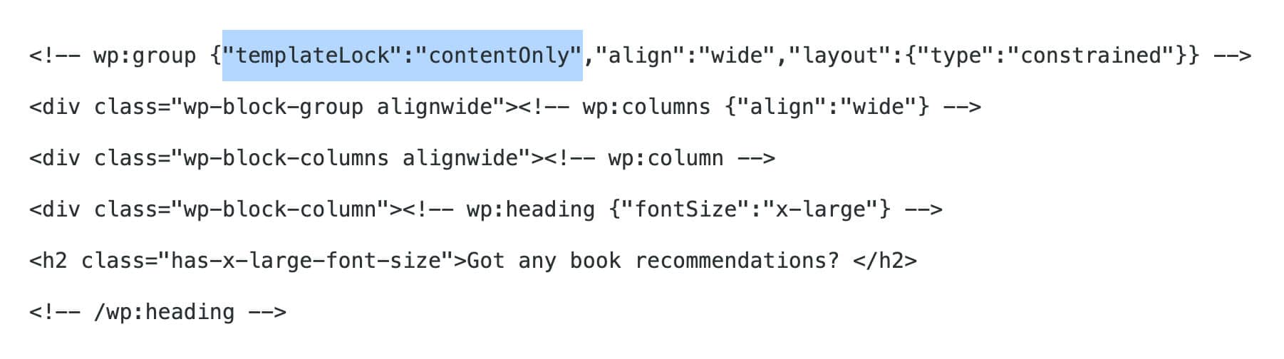 TemplateLock auf contentOnly im Code-Editor setzen