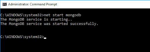 MongoDB Server starten.