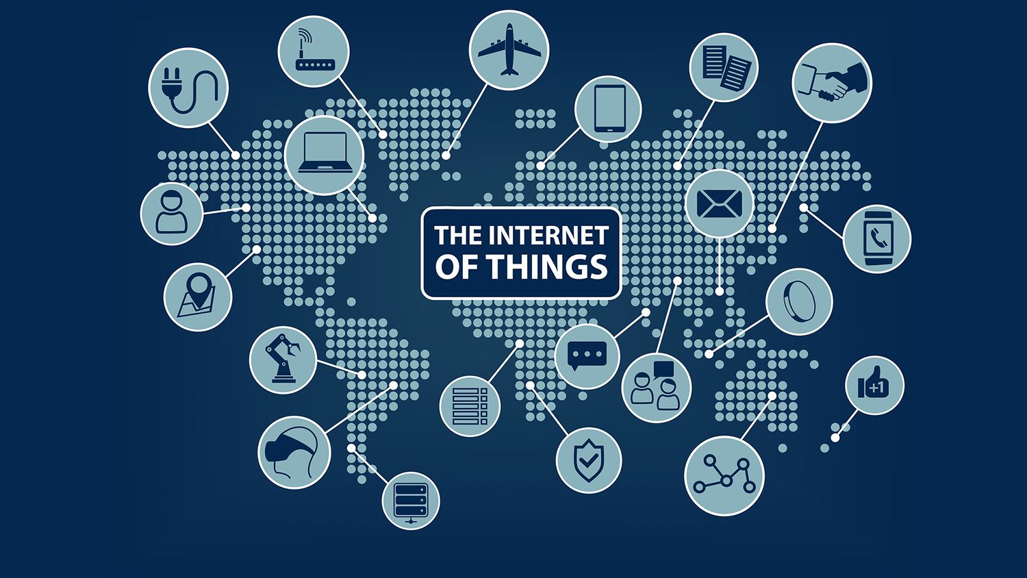 An image showing he IoT is a network of devices and applications