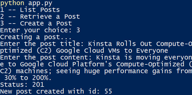 Oprettelse af et WordPress-indlæg med Python.