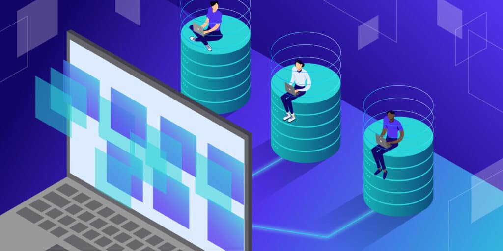 Small figures explorig a database and using inertia.js