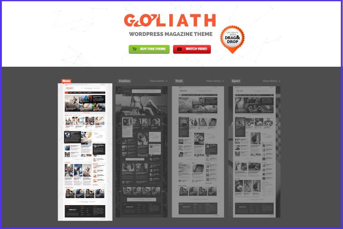 Goliath（出典: ThemeForest）