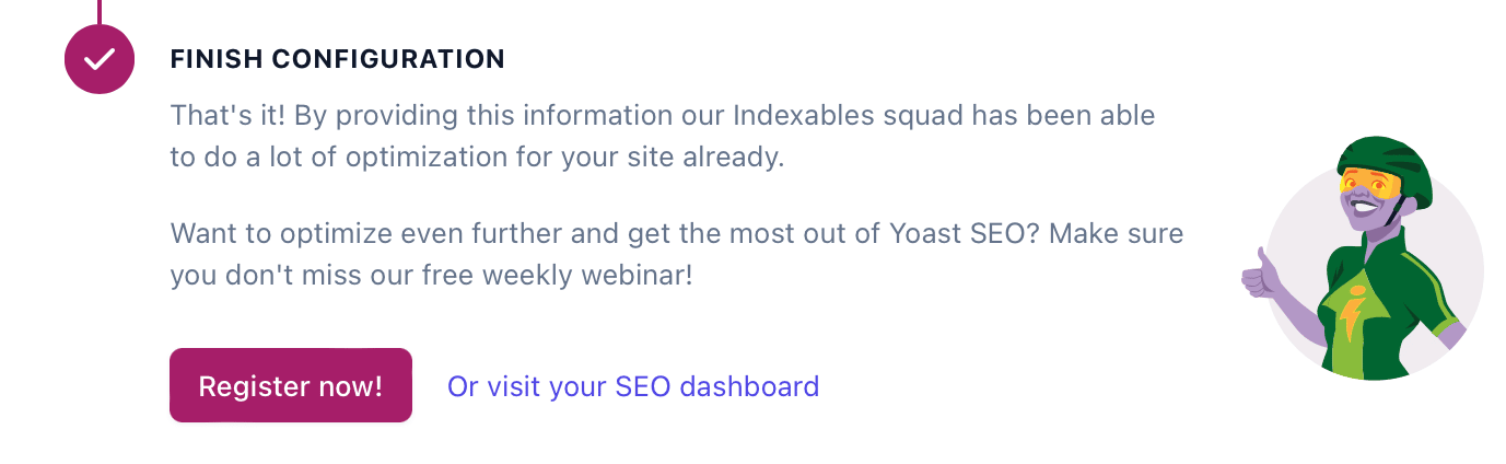 Concluir a configuração de Yoast SEO no WordPress