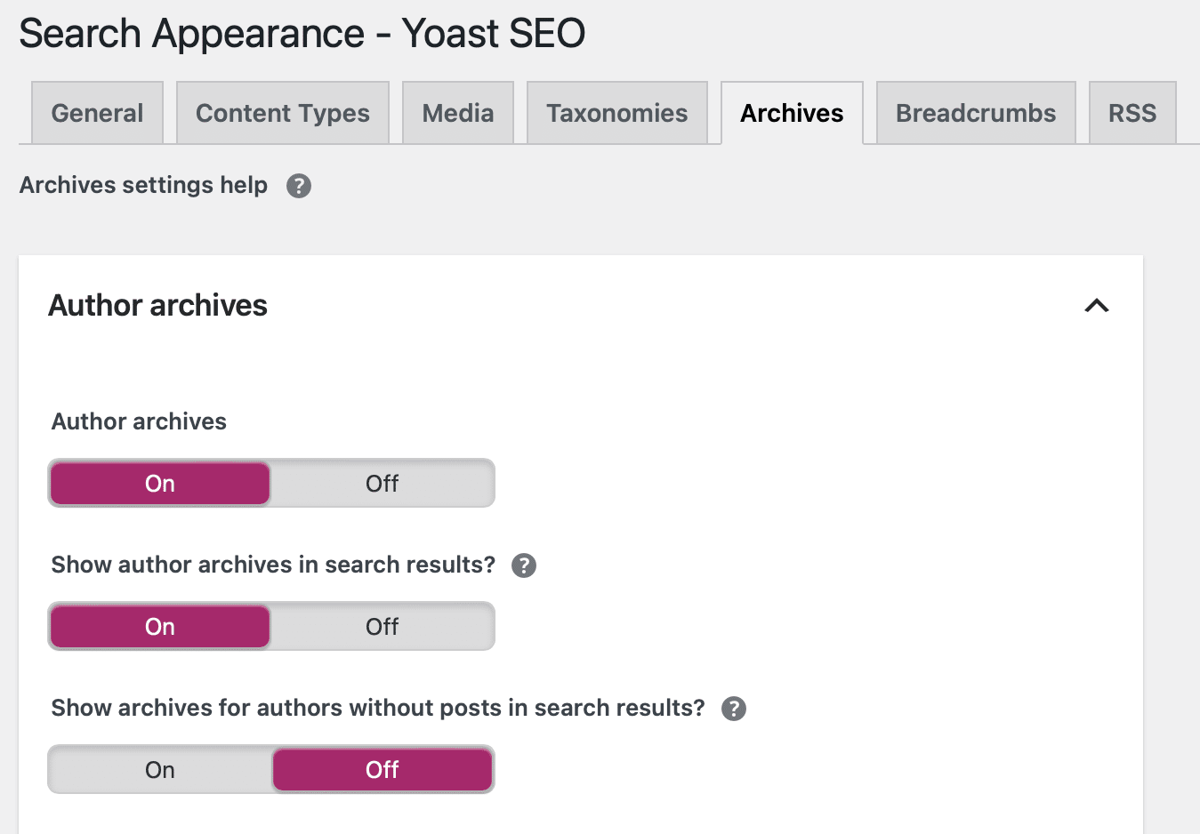 Yoast SEO Autorenarchive