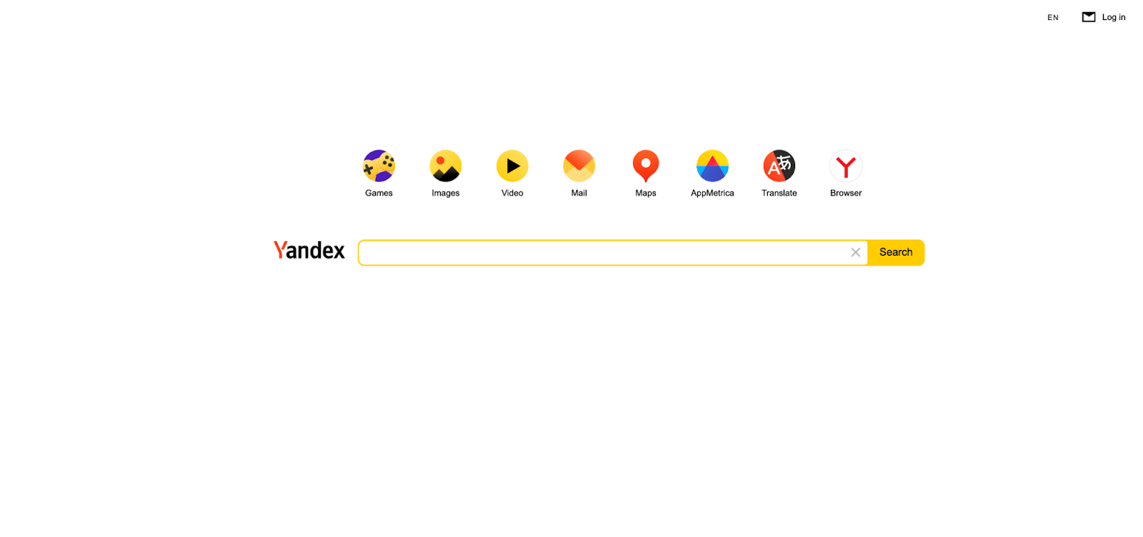 Yandex Bot indiziert die russische Suchmaschine, Yandex